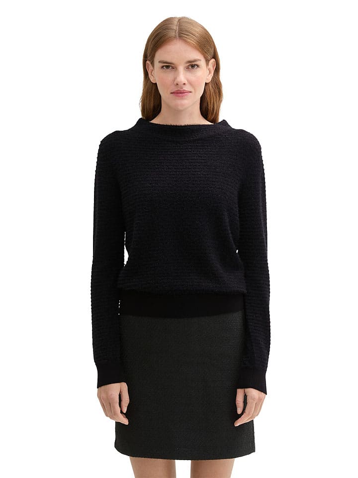 Tom Tailor Pullover in Schwarz - S