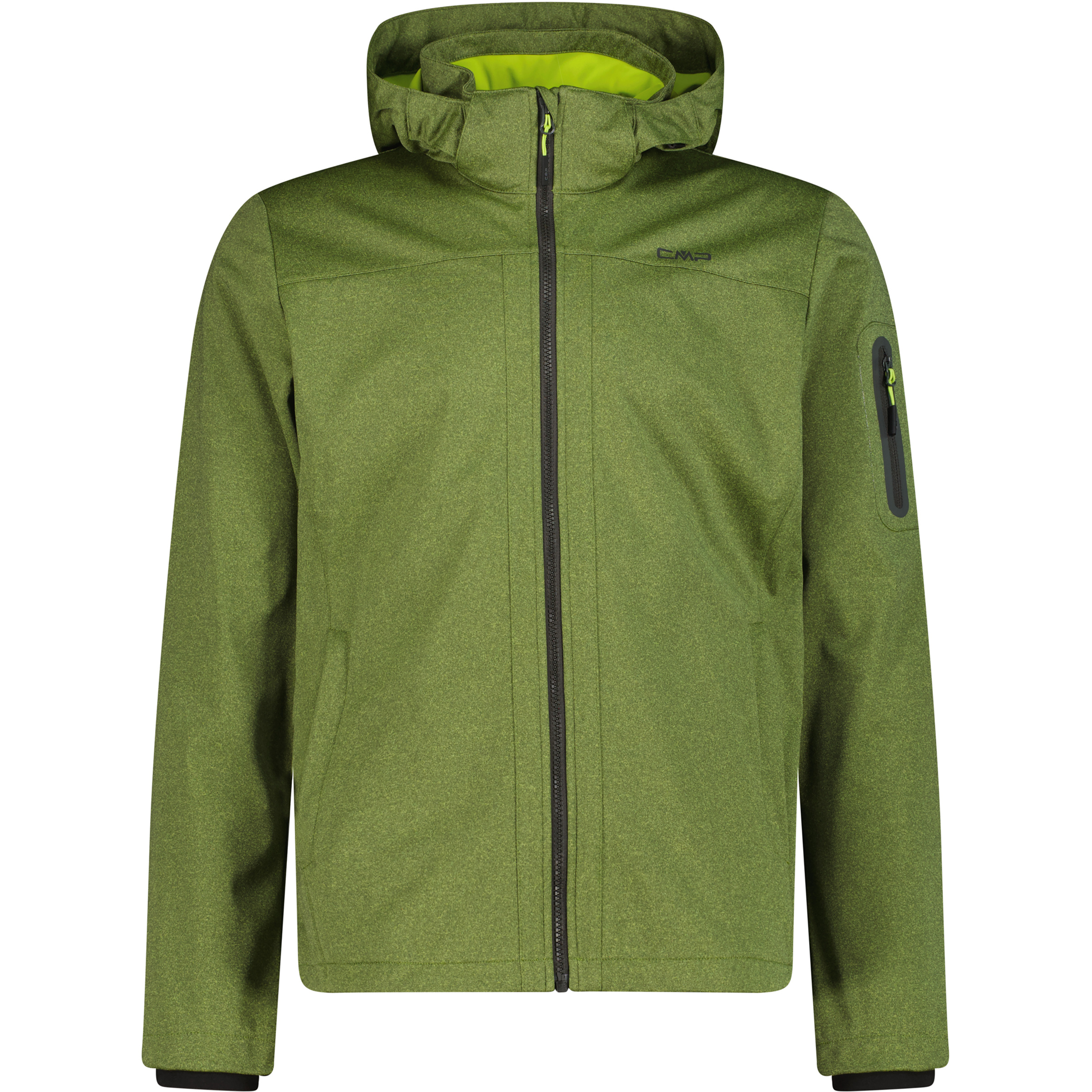 CMP Light Softshell Melange Herren Softshelljacke oliv Größe S Trekking Wasserabweisend Wasserabweisend