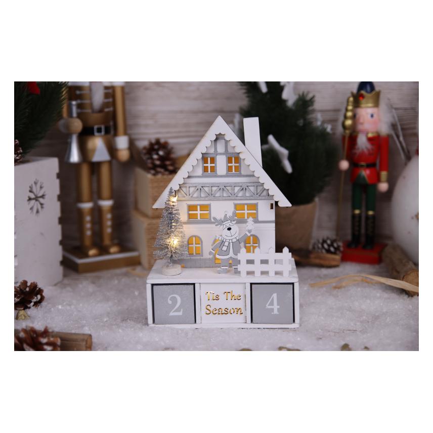 Tracon LED-Weihnachtswürfelkalender (TR-CHRACHR8WW)