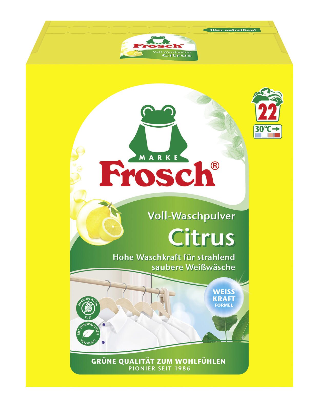Frosch® Citrus Waschmittel 1,45 kg 20958