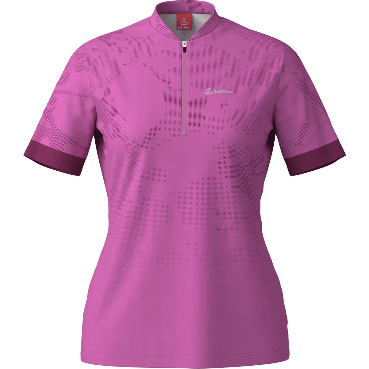Löffler Women Bike Shirt Half Zip Illusion rose (574) 40 30389-574-40