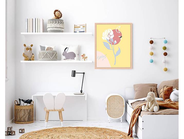 Tableau déco Colorful Spring 43 x 53cm Multicolore