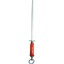 F. Dick Wetzstahl DICKORON Combi (Klingenlänge 30 cm, Wetzstahl, Schleifwerkzeug für Kochmesser, Sch, Messerschärfer, Silber