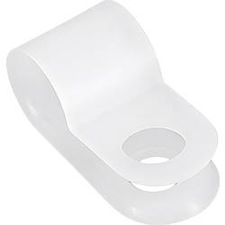 TRU COMPONENTS Befestigungsschelle schraubbar 532032 Bündel-Ø-Bereich 12 mm (max) Natur 25 St.