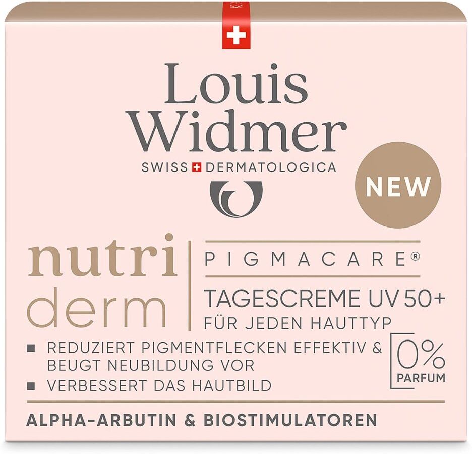 Louis Widmer nutriderm Pigmacare Tagescreme UV 50+ unparfümiert