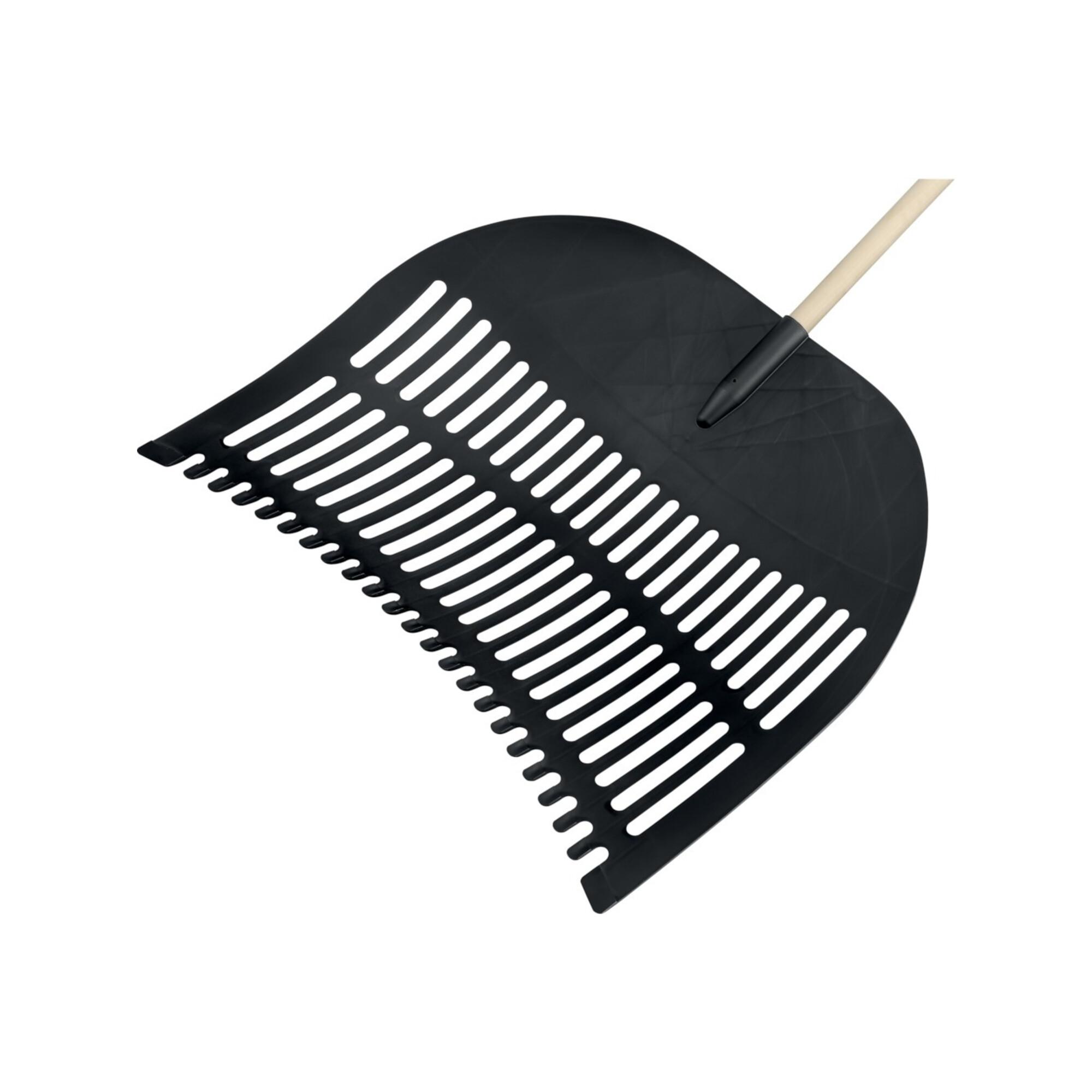 FLORA Laubschaufel 70 x 60 mm PP schwarz, Dülle 28 mm (02791)