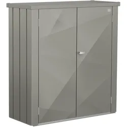 Biohort Terrassenschrank Romeo X-Design B 132 x T 57 x H 140 cm (Größe M) quarzgrau-metallic