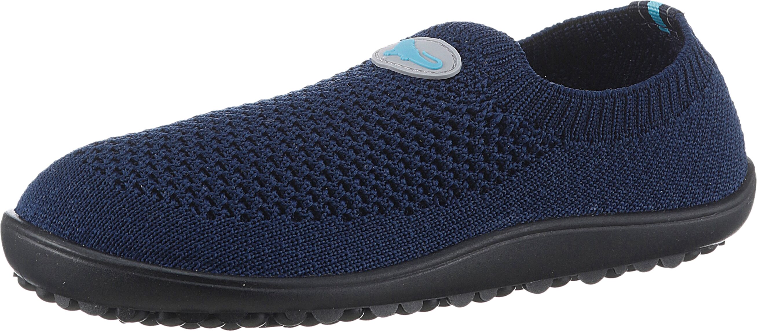Barfußschuh LEGUANO "LEGUANITO SCIO", Jungen, Gr. 26, ungefüttert, blau (dunkelblau), Textil, Schuhe Barfußschuh, Slipper, Freizeitschuh, Bequemschuh verstärkt das taktile Empfinden