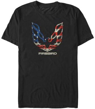 Men's Big & Tall Firebird Flag by Mad Engine in Black (Size 2XLT)
