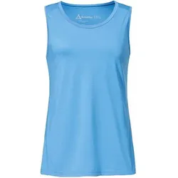SCHÖFFEL Damen Shirt CIRC Top Tauron L, Größe 38 in Blau Blau