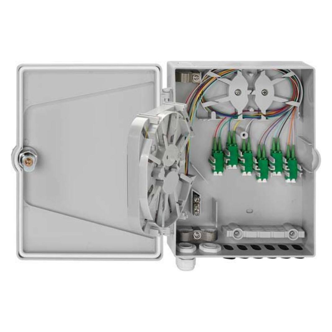 Rutenbeck APL 6xLC-D OS2 APC - Oberflächenmontage-Verteilerkasten (228100406)
