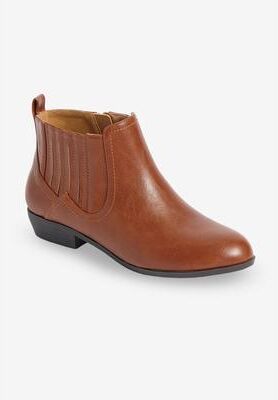 Women's The Jae Bootie by Comfortview in Brown (Size 10 M)