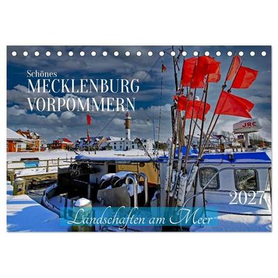 Schönes Mecklenburg-Vorpommern - Landschaften am Meer (Tischkalender 2027 DIN A5 quer), CALVENDO Monatskalender