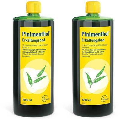 Pinimenthol Erkältungsbad ab 12 Jahre 2x 2x1000 ml Bad