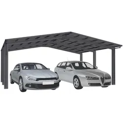 Ximax Carport Linea Typ 110 M-Ausführung 495,4 x 545,6 cm-schwarz