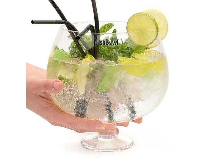 Fishbowl Jumbo Jumbo Cocktailglas Extra Groot 20 cm Enkel (3 Liter)