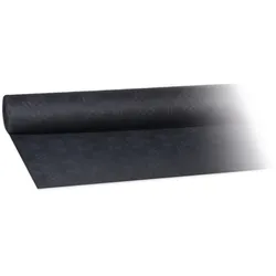 Damasttischtuch (PAP) gerollt schwarz 1,2 x 8 m
