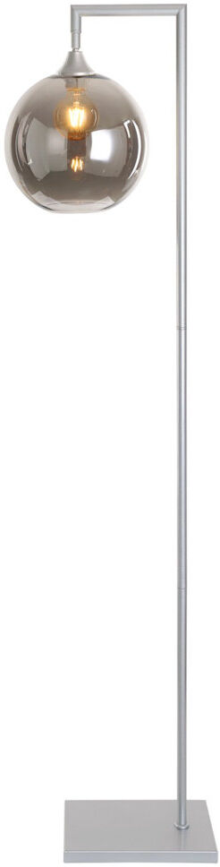 17 Stories Aeshia 155cm Task Floor Lamp Smoke/Silver 155cm H X 15cm W X 35cm D