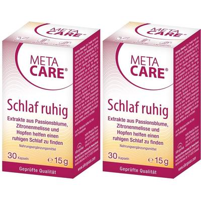 Meta-Care Schlaf ruhig Kapseln 2x 2x30 St