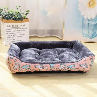Uplift Essentials Cloud Comfort Orthopedic Pet Sofa Bed pink l