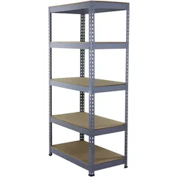 Q-Rax 90cm Lagerregal Grau