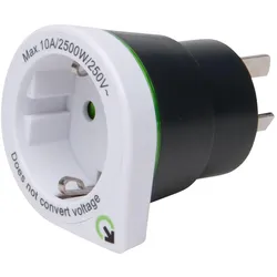 Kopp 473205012 Reiseadapter Europa nach Australien/China  - 3 Stück