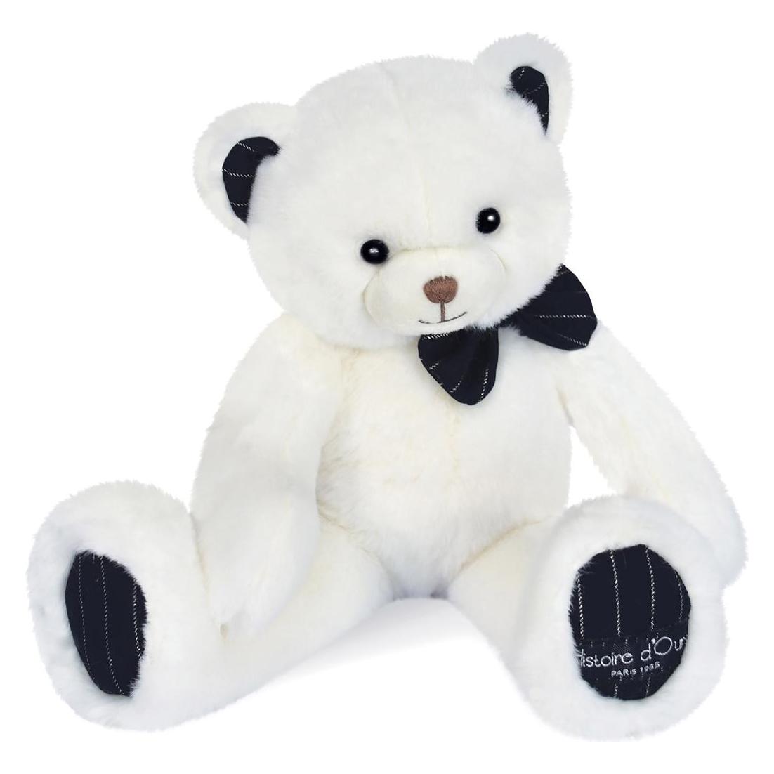 Doudou et Compagnie Preppy Chic Bär, elfenbein 30cm (30 cm) (HO3130)