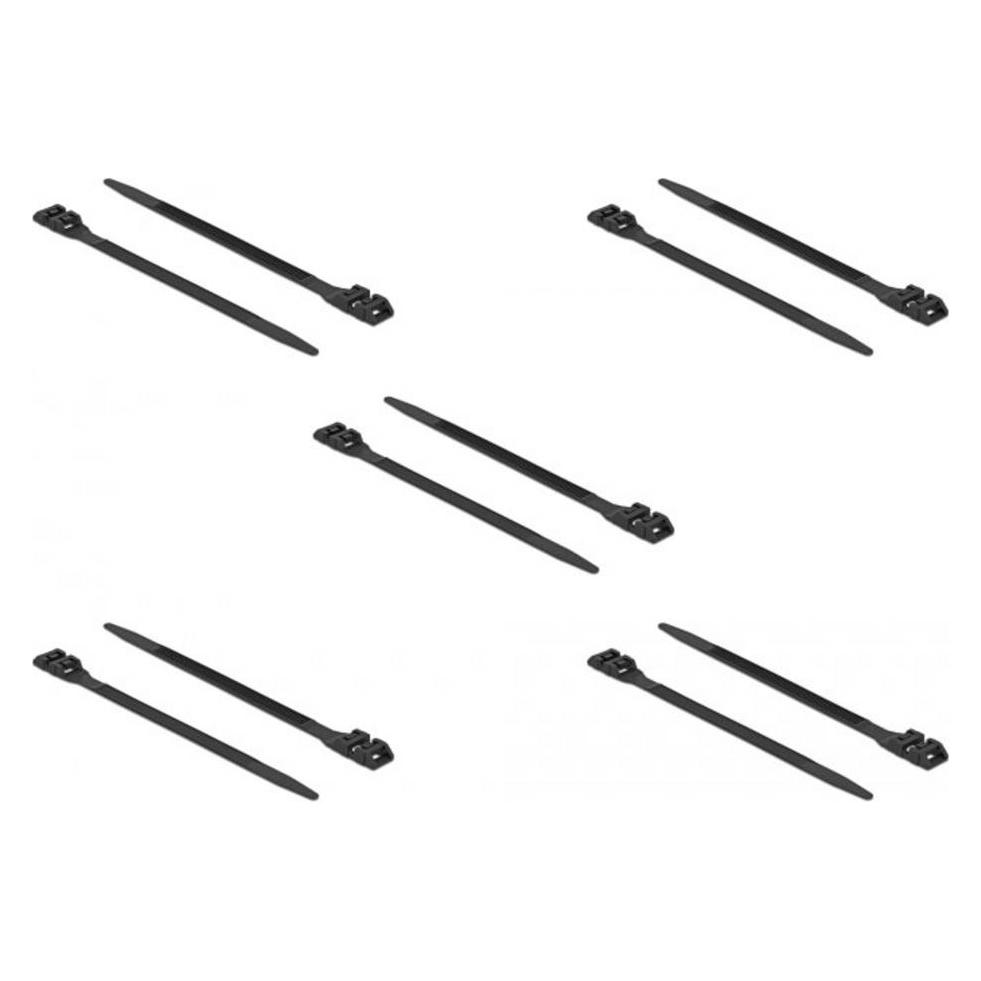 Delock Cable Tie with Double Locking (250 mm, 10 Stk.) (18889)