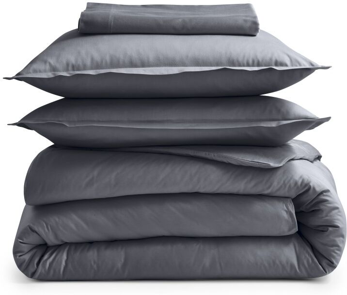 Drap housse percale Tradilinge ANTHRACITE (Couleur : Anthracite)