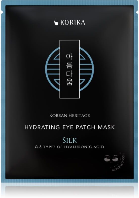 KORIKA Korean Heritage Silk & 8 Types of Hyaluronic Acid Hydrating Eye Patch Mask hydrating mask for the eye area 2 pc