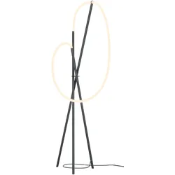 Maytoni LED-Stehleuchte Crochet Aluminium Schwarz