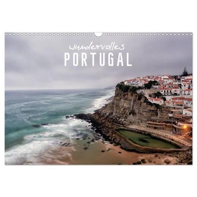 Wundervolles Portugal (Wandkalender 2026 DIN A3 quer), CALVENDO Monatskalender