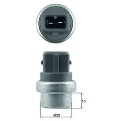 Sensor Kühlmitteltemperatur MAHLE TSE 23 für VW Audi Ford Mercedes-Benz Corrado