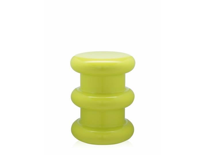 Kartell Taburett Pilastro grün, Designer Ettore Sottsass, 46 cm