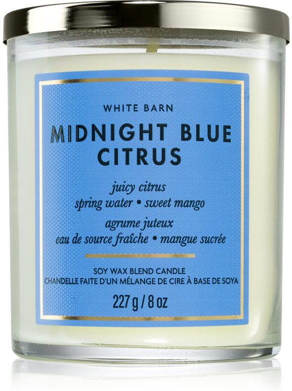 Bath & Body Works Midnight Blue Citrus bougie parfumée 227 g
