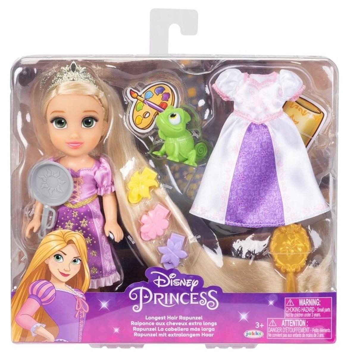 Princess pop met extra kleding en accessoires, 15 cm