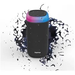 Hama Shine 2.0, Bluetooth Lautsprecher, Schwarz