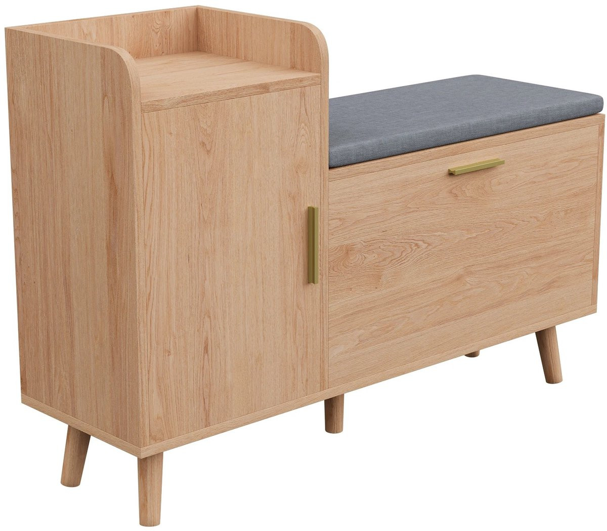 Innovastore Schoenenopbergbank met opberglade voor de hal of slaapkamer