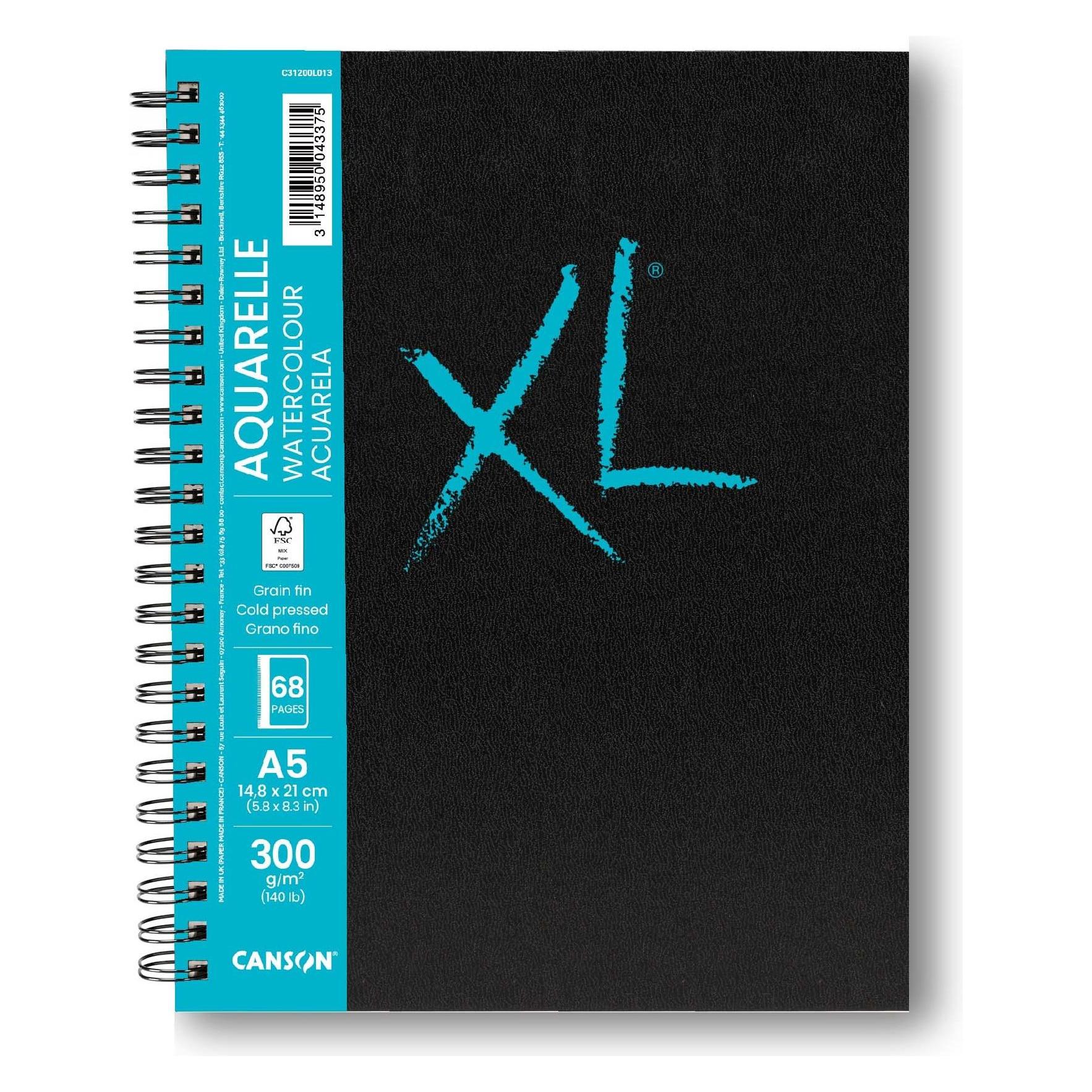 Canson Book Aquarelle (A5, Blanko, Weicher Einband) (C31200L013)