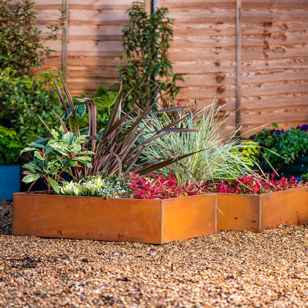 Rio Raised Garden Bed Rust Large x1