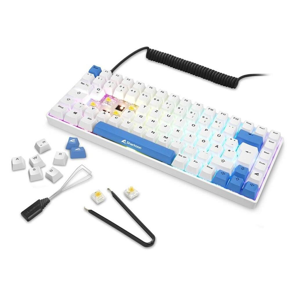Sharkoon Skiller SGK50 S3 PBT (DE, Kabelgebunden) (4044951039197)
