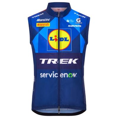 Santini - Lidl Trek Wind Vest - Fahrradweste Gr M blau