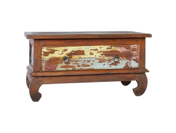 Table basse 80x50x40 cm Bois de teck récupéré ZHA