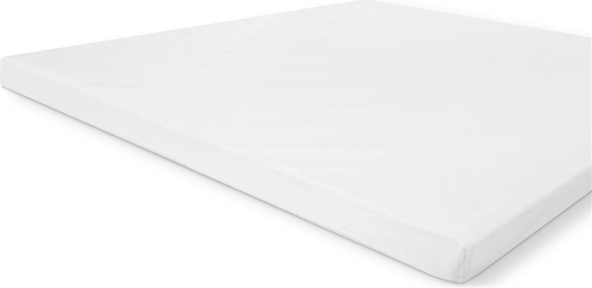 Walra Molton Cotton Topper Wit 90 x 200 cm