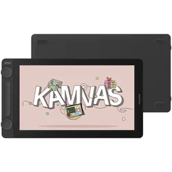 Huion Kamvas 13 Gen 3 mit Stand (13.30", 5080 lpi), Grafiktablett, Schwarz