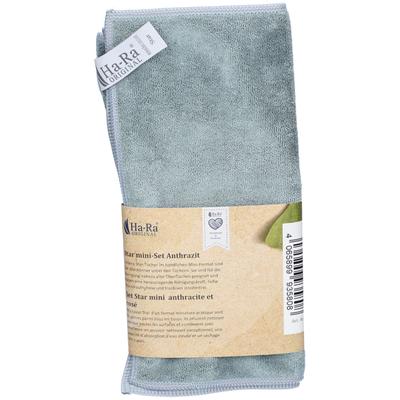 Ha-Ra Star-Tuch Mini Set anthrazit+rosa 2 Stk St Sonstige