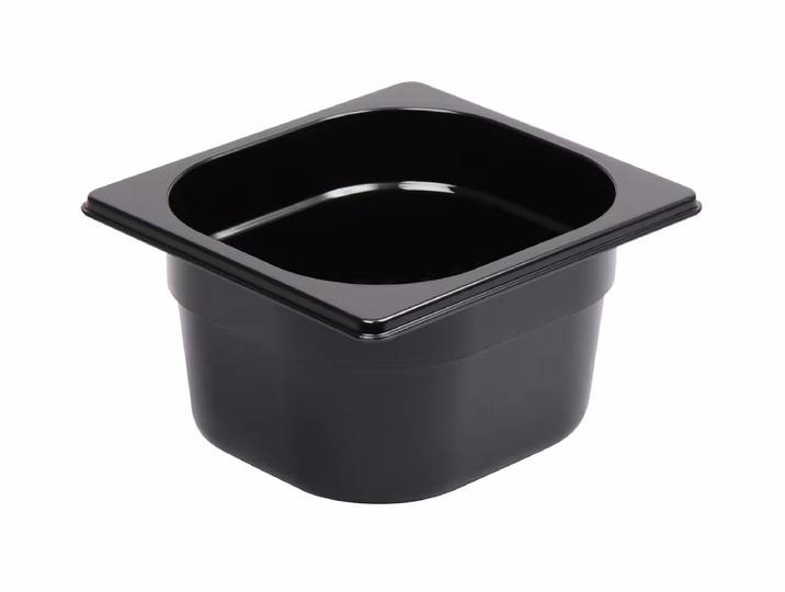 ProChef GN-Behälter 1/6 100 mm schwarz – GN-Behälter/Gastronormbehälter