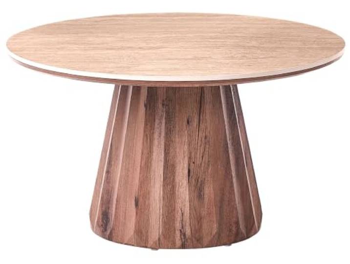 Couchtisch Keramik Tischplatte MDF braun Travertinoptik modern Sabrina