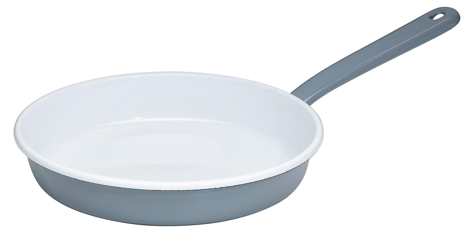 Dripio Omeletpan, 22 cm, geëmailleerd, lichtgrijs, geschikt voor inductie, Hoogte: 7,5 cm