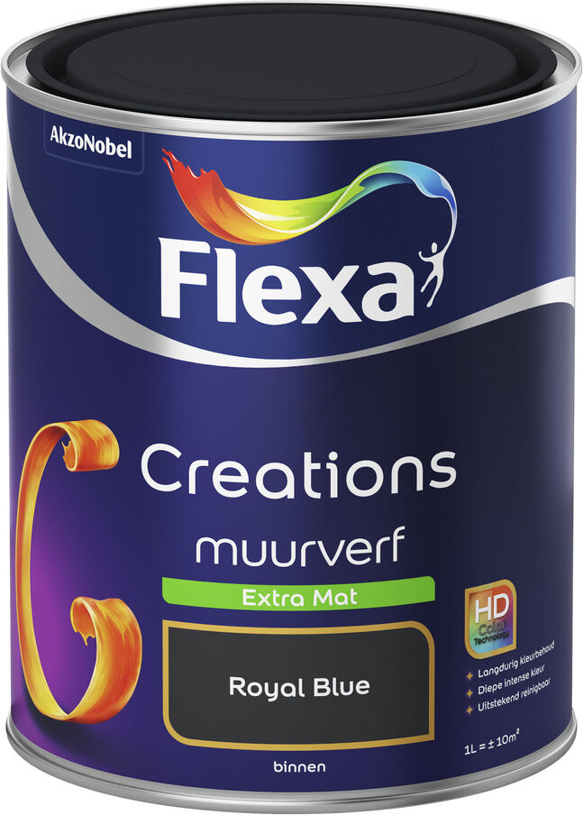 Flexa Creations Muurverf Extra Mat - Royal Blue